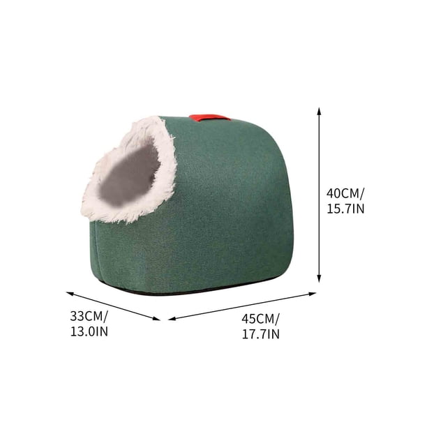 Herramientas y mejoras para el hogar Cama cueva cálida para mascotas Una cama portátil cerrada, gruesa y cálida para perros y gatos en invierno Un nido