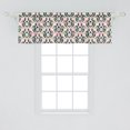thumbnail image 2 of Art Window Valance, Grunge Style Pattern of Bold Colorful Striped Overlapping Bold Elements, Curtain Valance for Kitchen Bedroom Decor with Rod Pocket, 54" X 18", Multicolor, by Ambesonne, 2 of 3