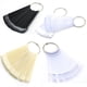 thumbnail image 2 of uñas accesorios y herramientas decoracion uñas muestrario uñas uñas postizas Puntas postizas para manicura, accesorios de estilo abanico ovalado para exhibición de uñas artísticas, transparentes, 50 p, 2 of 4