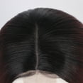 thumbnail image 3 of Fiudx Peluca Frontal de Encaje, Postizo de Fibra Resistente a Altas Temperaturas, Peluca Sintética de Estilo Lazo, para Uso Diario En Fiestas, Accesorio de Moda para Mujer, Fácil de Cuidar., 3 of 7