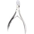 thumbnail image 2 of Professional Cuticle Clippers for Nails – Razor Sharp Cuticle Trimmer Tool – Durable Stainless Steel Cuticle Clippers for Adults – Ergonomic Non-Slip Handle for Fingernails & Toenails (Silver), 2 of 5
