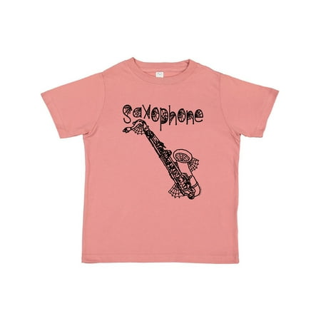 

Inktastic Saxophone Halloween Cobwebs Gift Toddler Boy or Toddler Girl T-Shirt