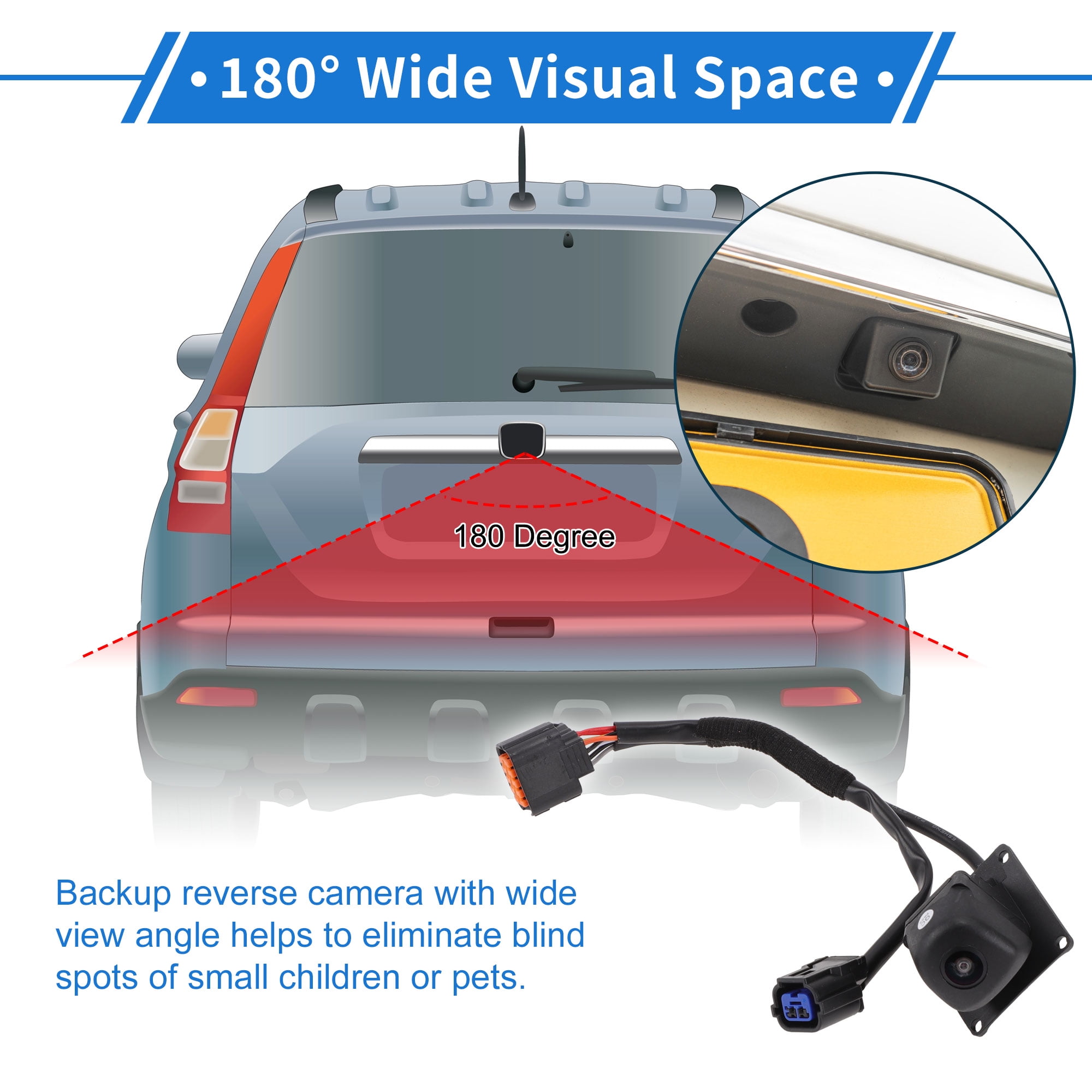Unique Bargains Rear View Camera for Genesis Sedan 2015 2016 Park Assist
