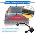 thumbnail image 3 of Unique Bargains 1 Pcs Rear View Camera for Hyundai for Genesis Sedan 2015 2016 License Plate Park Assist Camera Backup Reverse Camera, 3 of 7
