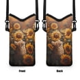thumbnail image 6 of SEANATIVE Small Phone Bag Waterproof Phone Pouch Case Crossbody Cellphone Bag with Shoulder Strap Small Satchel Pouch Mini Travel Bag for TCL 40XL, 40XE, 20XE, A30, Cat Sunflower, 6 of 7