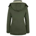 thumbnail image 2 of WenVen Women's Winter Coat Warm Puffer Jacket Windproof Winter Jacket Green L, 2 of 6