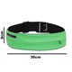 thumbnail image 2 of Riñonera fina para correr, senderismo, ciclismo, entrenamiento, ajustable, para teléfonos, dinero, llaves, verde, 2 of 5