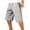 B_ Gray, variant on YLSDY Fashion Mens Casual Cargo Shorts Lightweight Lounge Elastic Waist Shorts Baggy Fashion Solid Color Summer Pants with Pockets Black XXXXXL