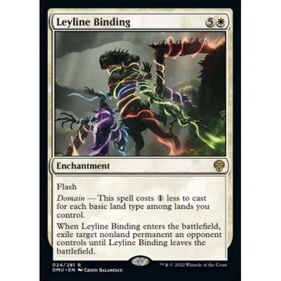 MtG Dominaria United Rare Leyline Binding (FOIL) #24
