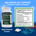 thumbnail image 2 of Truthentics Probiotics with Prebiotics Plus Omega-3 Fish Oil Bundle - Perfect Pair for Gut & Immune Health Support - 60 Count Each, 2 of 10
