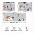 thumbnail image 2 of Yayeee Pillowcase Standard Size Set of 2 Satin Wrinkle Resistant Pillow Case, Gray Cartoon Houses, 2 of 7