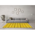 thumbnail image 3 of Ahgly Company Indoor Rectangle Solid Yellow Modern Area Rugs, 7' x 10', 3 of 4