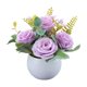 thumbnail image 2 of Ramo decorativo de flores secas artificiales,simulación de flores,decoración de interiores,decoración floral de plástico para sala de estar, 2 of 6