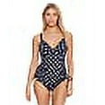 thumbnail image 4 of Anya Riva Spot Underwire Tankini Top Swimsuit, 4 of 5