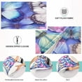 thumbnail image 5 of Colorful Butterflies Plush Pillowcase, Luxury Soft King Pillow Case for Hair and Skin, Standard Size Pillow Covers with Zipper Closure, 21x54in #293 Home Decor Gifts, 5 of 7