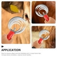 thumbnail image 4 of OFFIGAM Brosse à Poils de Cheval 2 Pcs avec Acier Inoxydable et Plastique pour et Nettoyage Manche Rouge, 4 of 8