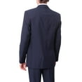 thumbnail image 5 of Men's Raphael Regular Fit Solid Blue Two Button 2 Piece Suit Jacket & Pants, 5 of 5