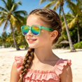 thumbnail image 2 of HEVRJEWJD Glasses for Kids Baby Milin Sun Glasses Safe Polycarbonate Lightweight Frame Design for Leisure Use Mint Green 3-8 Years, 2 of 4