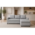 thumbnail image 1 of Sala Esquinera Modular El Bazar Store Vancouver Gris plata 175x130 cm Sofa Lado derecho ó izquierdo Económica, Tela Lino, 1 of 7