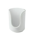 thumbnail image 1 of Plastic Bathroom Cup Dispenser With Vertical Stripes Paper Cup Holder Disposable Paper Cup Organizer, 1 of 9