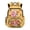 Yellow Axolotl Sunflower, variant on Jeiento Capybara Print 17 Inch School Backpack for Girl Breathable Lightweight School Bag with Padded Tablet Sleeve & Multi-Pockets for 9-12 Years Old