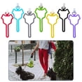 thumbnail image 3 of Hand Free Dog Poop Bag Holder Waste Bag Carrier Clip Adjustable Attachment E7U7, 3 of 9