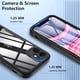 thumbnail image 4 of Funda para iPhone 14 13 12 11 Pro Max 14 Plus XS MAX XR de 360 grados transparente, cuerpo completo, resistente, Protector de pantalla incorporado, 4 of 4