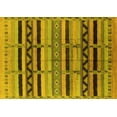 thumbnail image 1 of Ahgly Company Indoor Rectangle Solid Yellow Modern Area Rugs, 8' x 10', 1 of 4