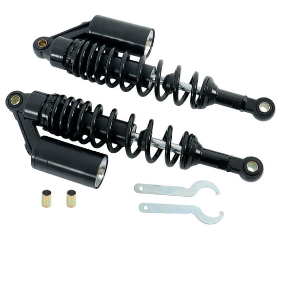 2Pcs Rear Shock Absorbers Fit for Honda Yamaha 150cc-750cc Sport Dirt Bike Go Kart Moped Quad