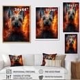thumbnail image 4 of Designart "Spirited Scottish Terrier" Animals Dog Floater Framed Canvas Art Print, 4 of 5