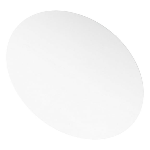 MLINS Elegant Acrylic Circle Mirror Tray for Party Table Decorations and Centerpieces small round white