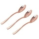 thumbnail image 1 of Toystoory Juego de cucharas de almacenamiento conveniente de 24 piezas Fácil de almacenar y acceder a utensilios de cocina Cubiertos Cubiertos Mostrada Cuchara de oro rosa 9.8 CM, 1 of 6