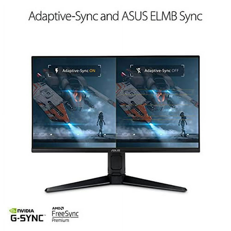 ASUS TUF 28” Fast IPS 4K 144Hz HDMI 2.1 1ms G-SYNC/FreeSync Gaming Monitor  with HDR (DisplayPort,USB) Black VG28UQL1A - Best Buy