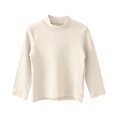 thumbnail image 3 of Girls Mock Neck Long Sleeve Sweatshirts Turtleneck Fleece Sweater Pullover, 3 of 5