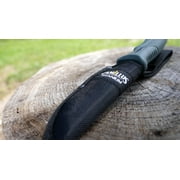 Camillus 9.5 Camp Knife, Titanium Bonded 4.75 Fixed Blade, Camping/Hunting, Gray Handle