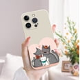 thumbnail image 2 of Destaca entre la multitud con una genial funda para teléfono con diseño de dibujos animados de doble capa para iPhone 12 Pro y posteriores, 2 of 4