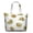 Floral, variant on Colorful Dots Print Travel Tote Fun Fashionable Weekender Bag Featuring Polka Dot Texture, Lightweight, Large Capacity for Women on the Go