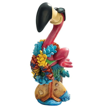 Flamingo Frank in Paradise: Pink Flamingo Garden Statue