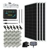 Renogy 400 Watts 12 Volts Monocrystalline Solar RV Kit Off-Grid Kit with 30A PWM LCD Charge Controller/ Mounting Brackets / Male and Female Connectors / Solar Cables /Cable Entry housing for RV Carbin