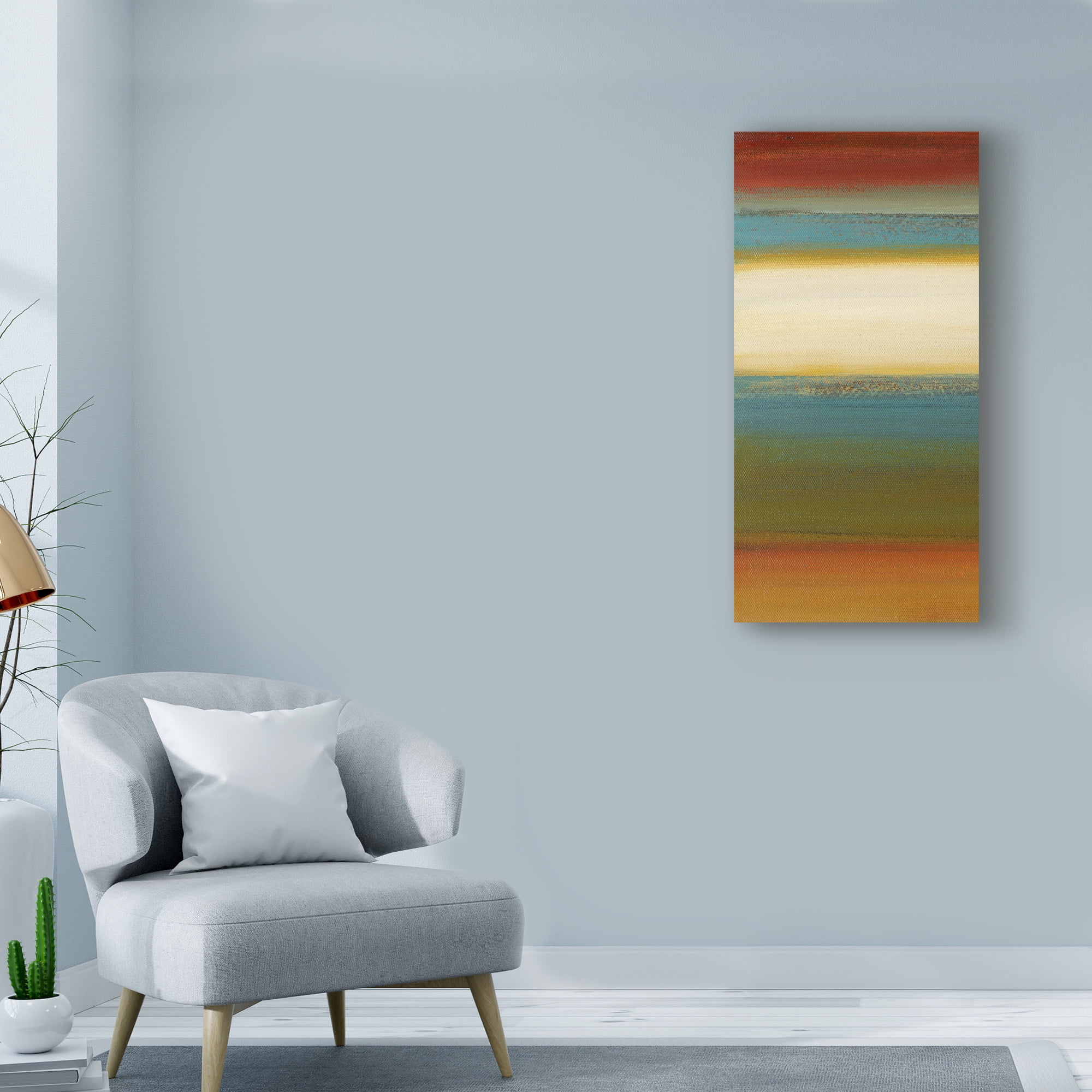 Trademark Fine Art 'Blue Sage I' Canvas Art by Willie Green-Aldridge