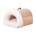 thumbnail image 2 of Cama para gatos Yuyangstore nido semicerrado portátil Café Medio, 2 of 8