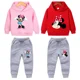 thumbnail image 2 of Conjunto de 2 piezas de ropa de Disney para niñas, primavera y otoño, con estampado de Minnie, sudaderas con capucha y pantalones deportivos para niñas pequeñas, 2 of 5