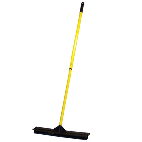XL 18 in. Sweepa 400i Rubber Broom - For Outdoor, Industrial, and Kennels - Set With Pole