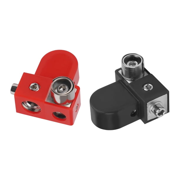Terminales Conector Carro Batería Clamps Adaptador Latón Silicona Protección Fácil Instalación Adecuado para Automóviles Camiones Vehículos Recreativo