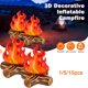 thumbnail image 2 of Wartleves Accesorios inflables para acampar con fogatas, globos para decoración de fiestas, llamas artificiales 3D., 2 of 6