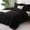 Black-Full, variant on Queen Comforter Set Black - 3 Pieces Box Stitched Comforters Size  Soft Bed For All Seasons Lightweight Bedding Sets With 1 Down Alternative And 2 Pillow Shams