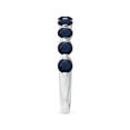 thumbnail image 3 of ANGARA Natural 1.26 Ct Floating Round Sapphire Semi Eternity Wedding Ring in 14K White Gold for Women (Size-3mm) | September Birthstone, Anniversary, Jewelry Gift for Women | Natural Sapphire Ring, 3 of 9