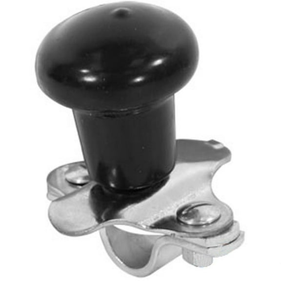 RAParts WSV124B New Universal Aluminum Steering Wheel Spinner w/ Plastic Knob