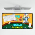 thumbnail image 4 of Back to School Manx Goodbye Kindergarten Hello 1st Grade Desk Mat Full Keyboard Mouse Pad Cat Lover Kitten Owner Gifts Large Mousepad - 02011, 4 of 5