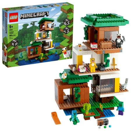 LEGO Minecraft The Modern Treehouse 21174 Building Kit